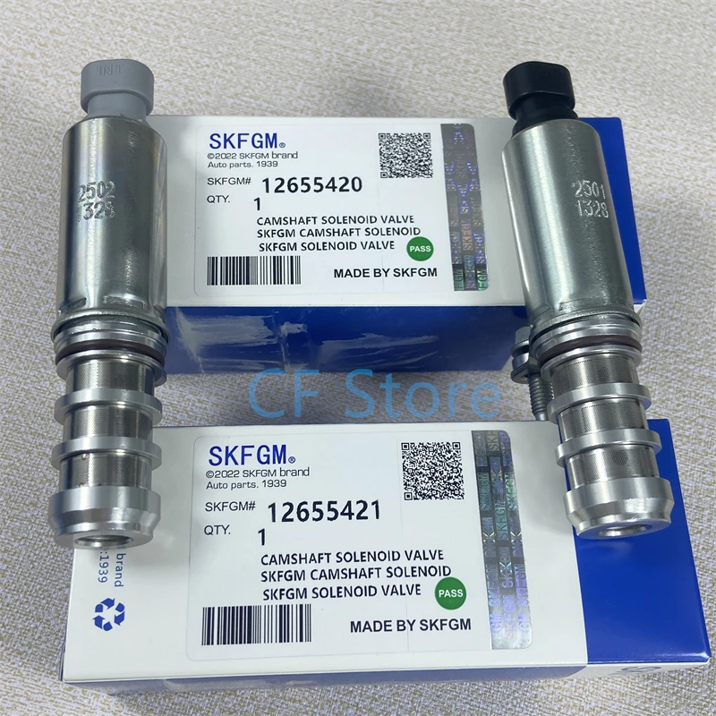 

1 пара соленоидов регулируемой синхронизации VVT 12655420 12655421 Для Chevrolet Captiva Equinox Impala Pontiac GMC Terrain Opel Antara 2.4L