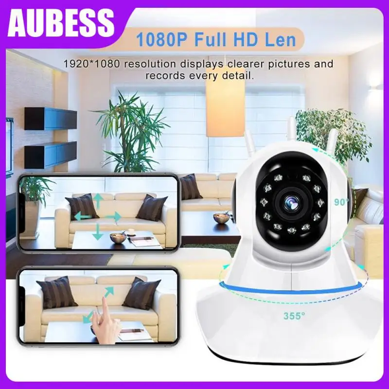 

Motion Alert 1.3 Mp Wireless Camera Auto Tracking Surveillance Camera 1080p Hd Robot Camera For Ios Android Baby Monitor Cam