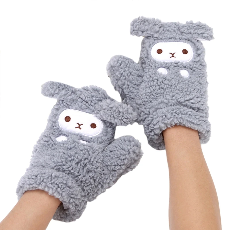 

Autumn Winter Riding Glove 23cm Length Skiing Mittens Warm Gloves for Kids Pupil Full Finger Warm Glove