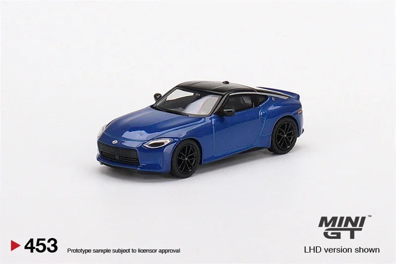 Литая под давлением модель автомобиля MINI GT 1:64 Z Performance 2023 Seiran Blue LHD