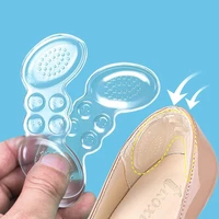 2pcs silicone heel pads for womens shoes inserts high heels gel insoles for shoes back heel pain relief liners protector pad