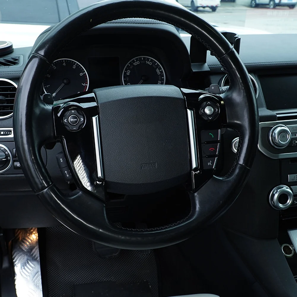 Автомобильный руль кнопка накладка декоративная наклейка для Land Rover Freelander 2 2013-2015