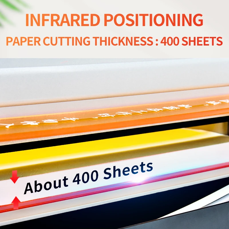 Заводской резак для бумаги RAYSON G-400 Электрический станок резки картона фотокниг