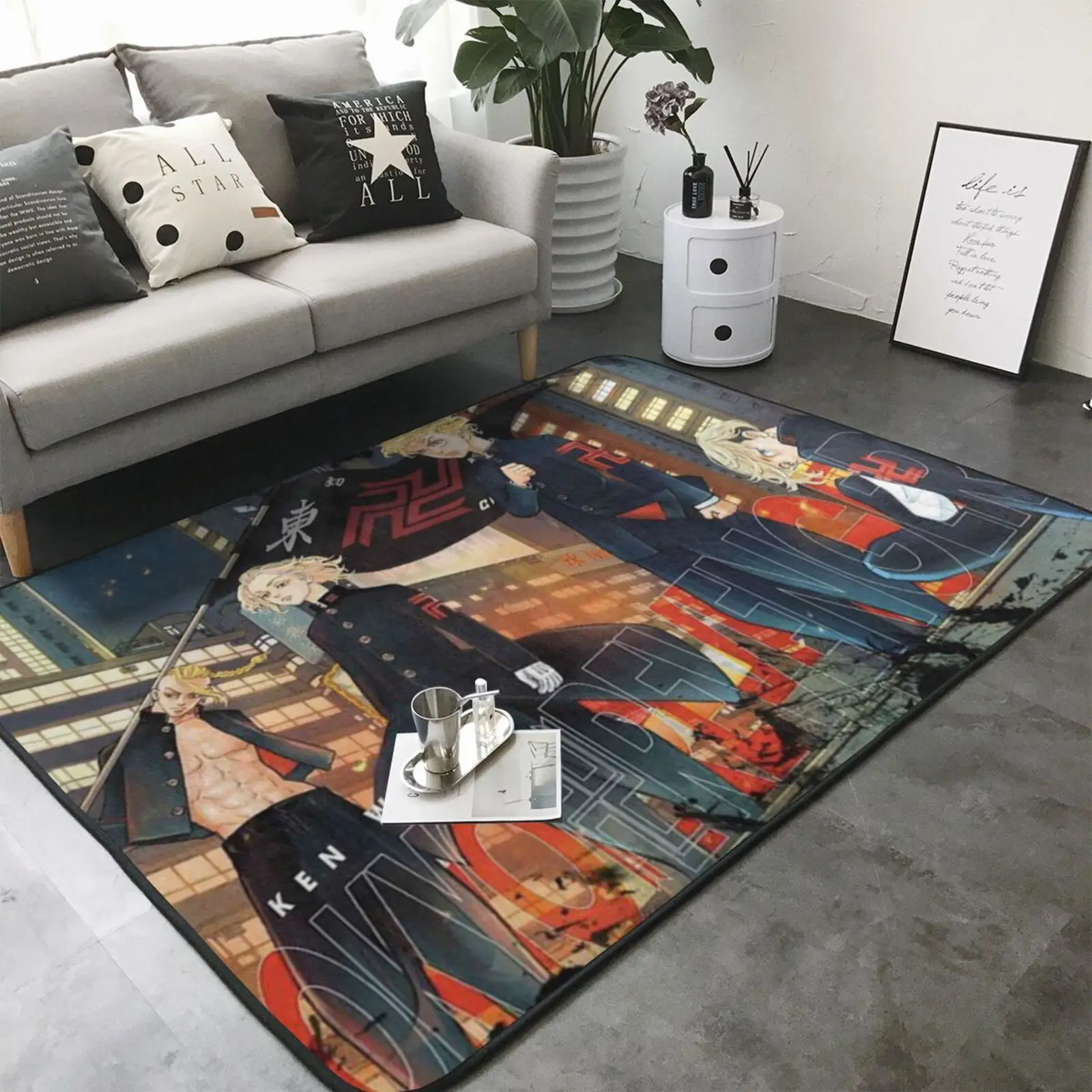 

Tokyo Revengers 3990 Carpets For Living Room Islam Prayer Rug Rugs Livingroom Decoration Doormat Carpets For Bed Room Foot Mat