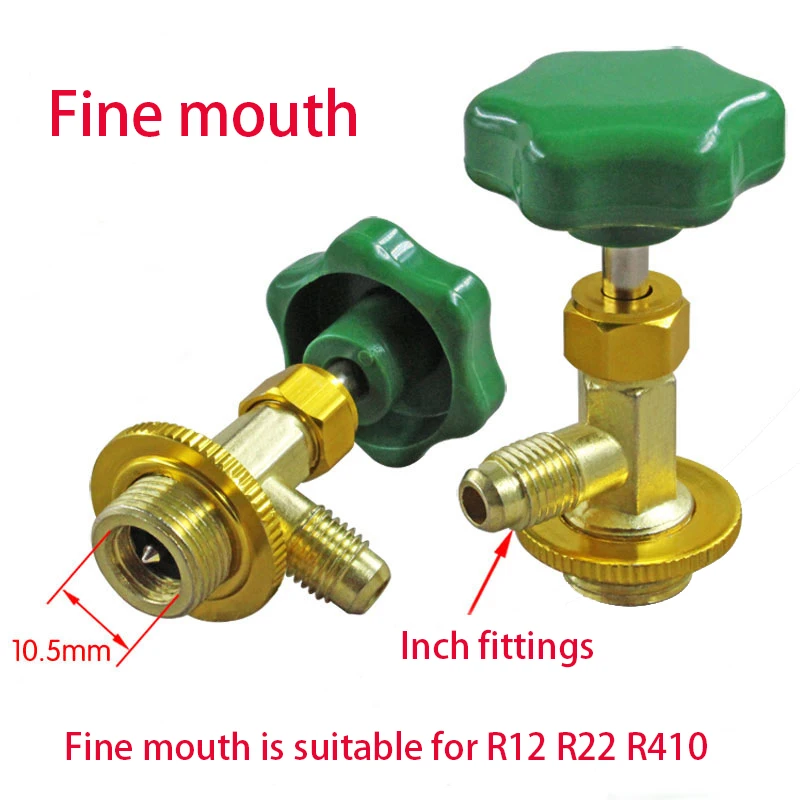 Description Picture 3 of itemR12 R22 R410 R134A Air conditioning liquid filling safety valve open valve bottle opener refrigerant special fluoride tool