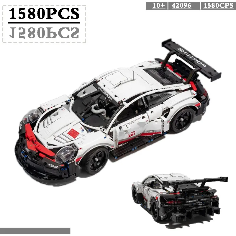 

911RSR Racing Formula Building Blocks 1580pcs Compatible with 42096 Building Blocks DIY Building Blocks Toys Gifts for Children