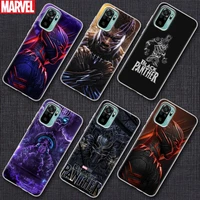 case for xiaomi redmi note 9s 8 11 7 9 10 pro 10s 11s note 9 s 8pro k40 capa clear back soft cover marvel studios black panther