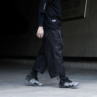 whyworks 20aw samurai pants multiple pockets ankle length cargo waist adjustment tactical molle techwear ninjawear streetwear