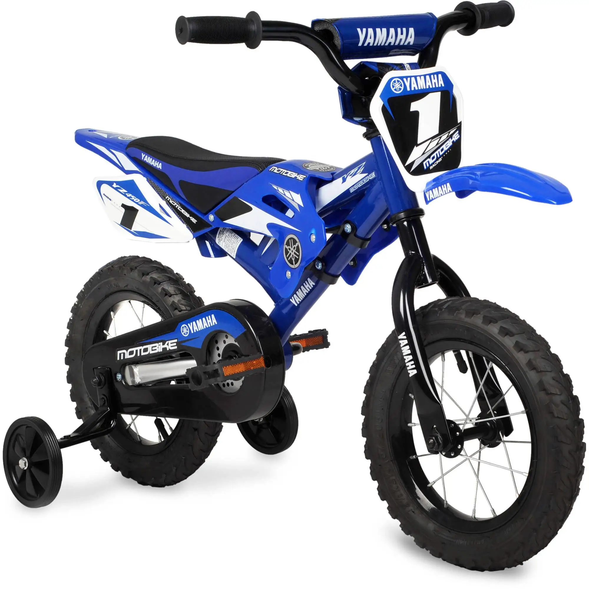 

12" Moto BMX Boys Bike, Blue