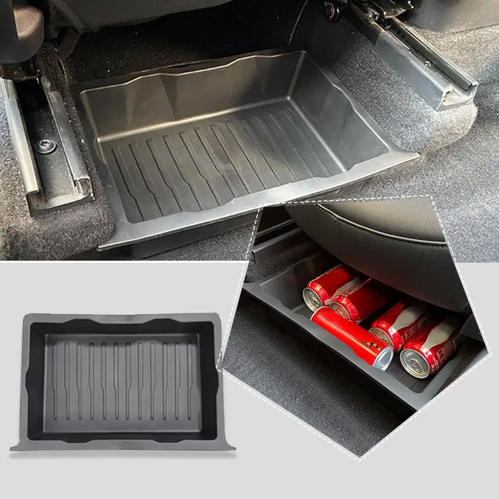 

Under Drawer Hidden Storage Box for Tesla Model Y Tpe Front Hidden Car Organizer Storage Space I5o9