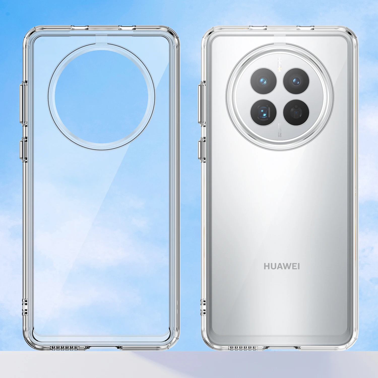 For Huawei Mate 50E Clear Case Huawei Mate 50E Cover Coque Fundas Translucent Shockproof Phone Bumper Huawei Mate 50E