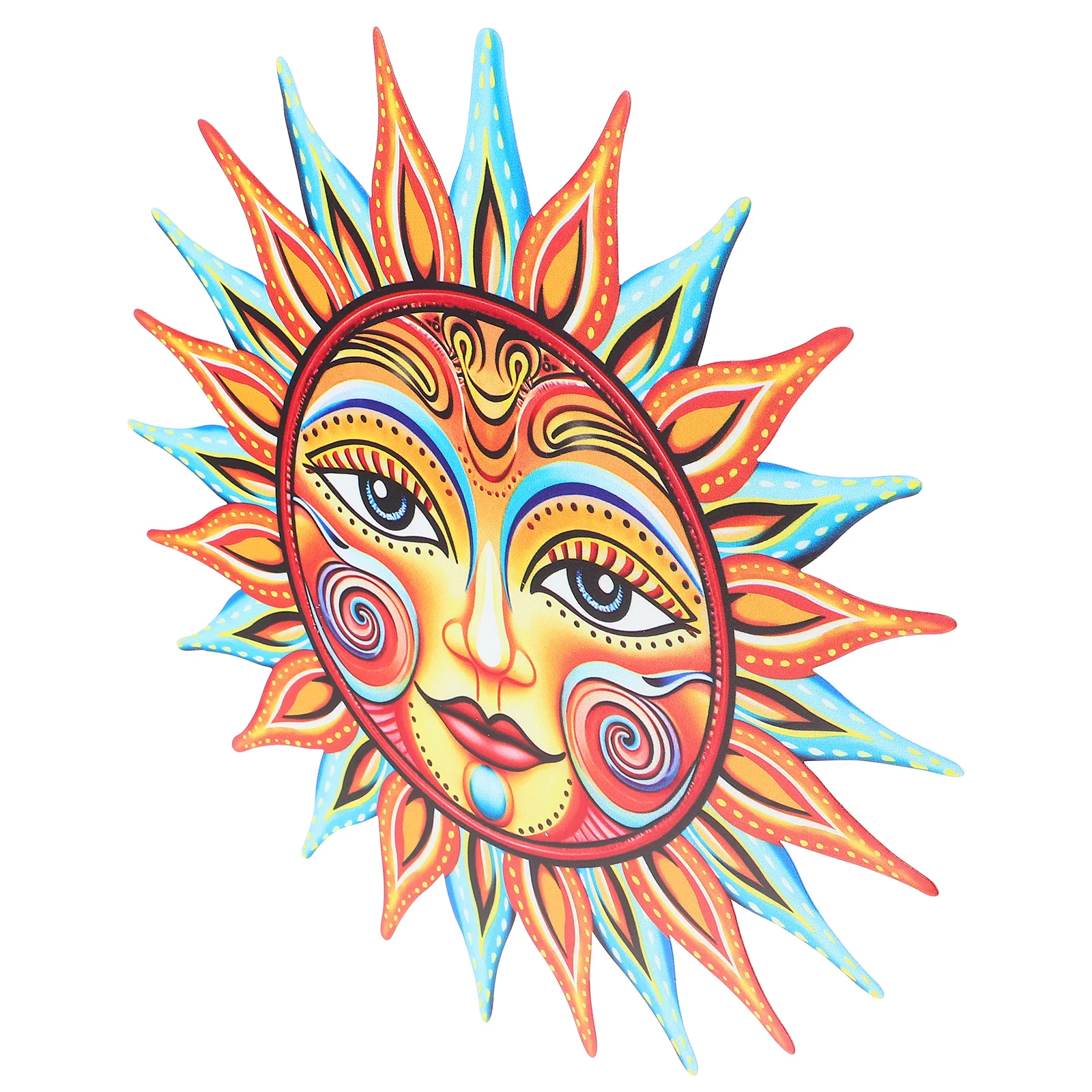 

Crafts Iron Simulated Sun Indoor Wall Hanging Decor Scene Pendant Home Ornament Outdoor Garden Adornment