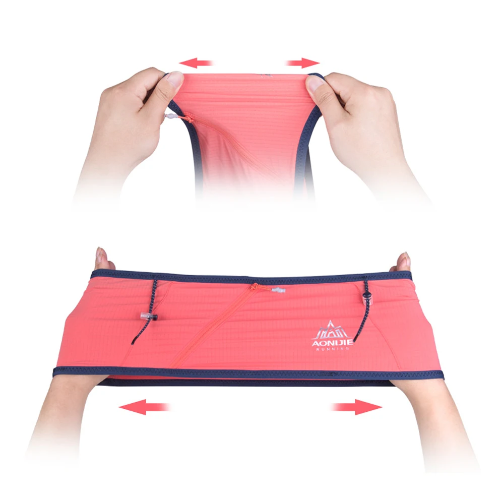 AONIJIE Sport Running Waist Bag For Women Men Waterproof Comfortable Gym Fanny Bag Safty Phone Case Running Waist Belt Bag