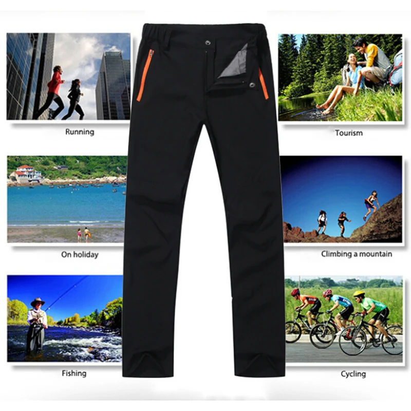 

Men Hiking Pants Quick Dry Trousers Mens Mountain Climbing Outdoor Pants Male Travel/Fishing/Trekking Pants Stretch Hiking Pants