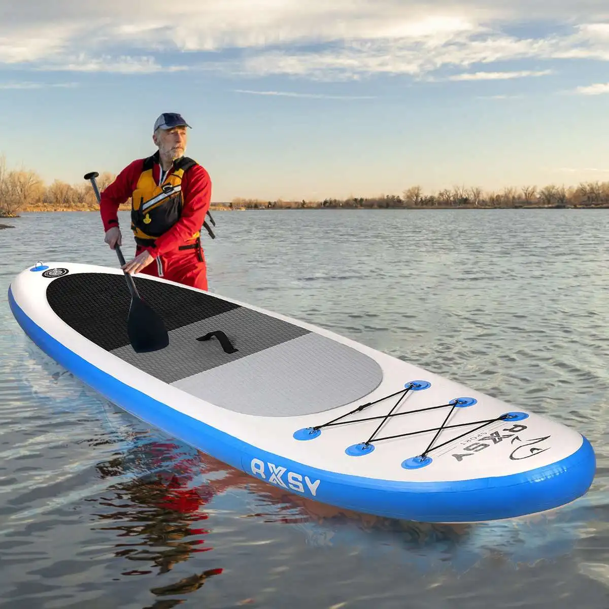 Надувная доска для серфинга йоги рыбалки 350 фунтов |