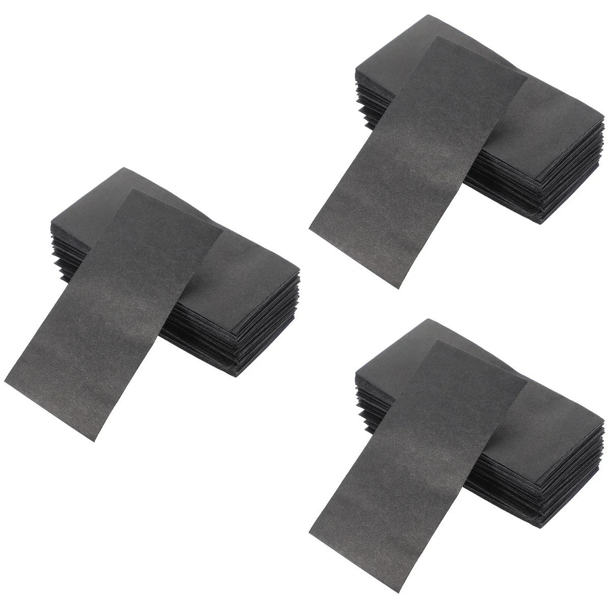 

360 Pcs Colorful Jewelry Cash Self-adhesive Envelope Coin Money Envelopes Small 16x8x0.1cm Organizer Black Paper