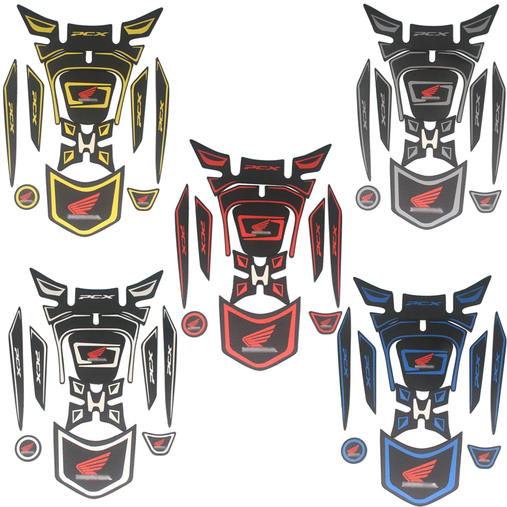 

Motorcycle Fuel Tank Pad Resin Gel Non-Slip Sticker Decal Motorcycle Anti-Skid Sticker Protection For Honda PCX150 PCX 150