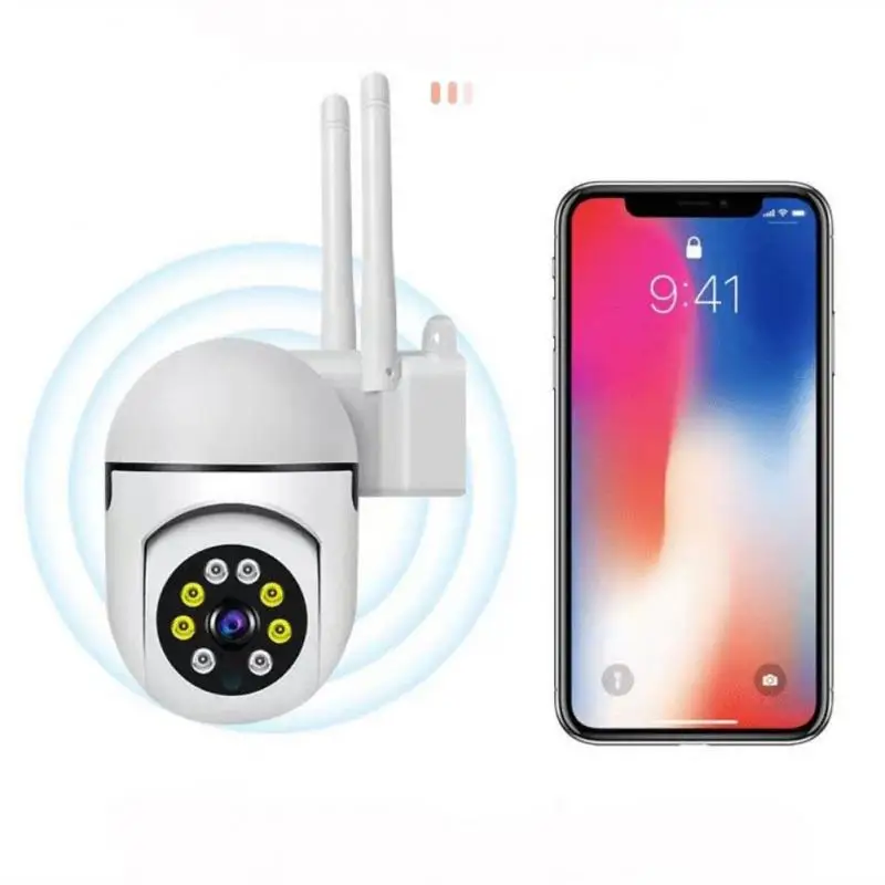 

Smart Wireless Camera 2MP Night Outdoor 5G WiFi Two-Way Audio Voice Home IP Camera Security Monitor