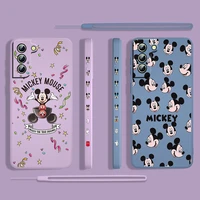 mickey mouse minnie cute for samsung galaxy s22 s21 s20 s10 note 20 10 ultra plus pro fe lite liquid left rope phone case capa