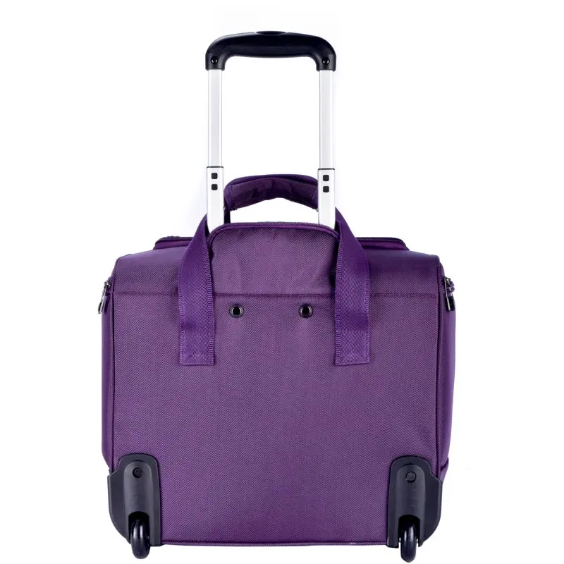 16 Rolling Under-Seater Luggage - Purple