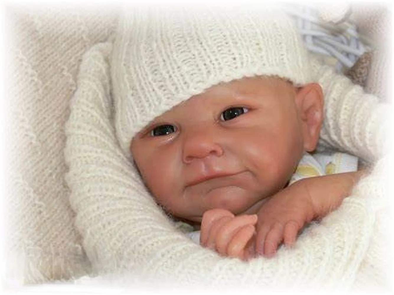19Inch Unfinished Reborn Doll Kit Popular Limited Edition Ava Soft Vinyl Unpainted Parts with Body Eyes and COA |