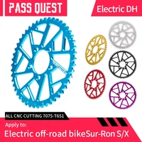 new e bicycle 48t 52t 58t motorcycle sprocket for sur ron light bee x s off road electric bike chainring