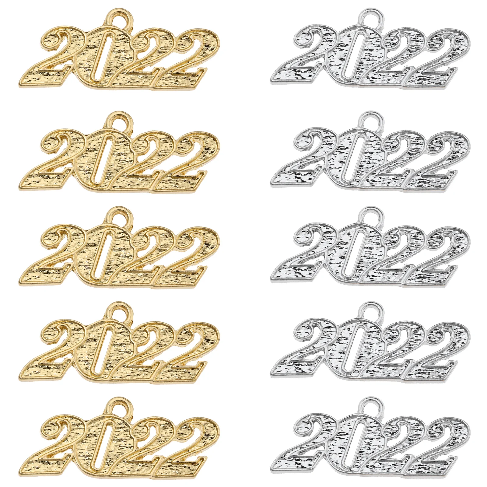 

10Pcs Graduation Charm 2022 Letters Pendants DIY Crafting Jewelry Making Supply