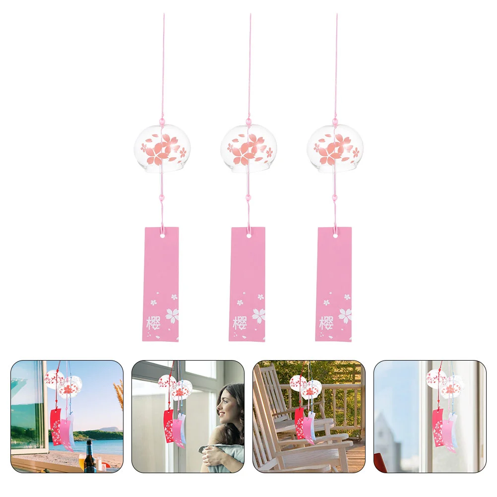 

Wind Chimes Bellchime Japanese Bells Car Decorative Hanging Ornament Garden Style Pendant Summer Balcony Cather Fengshui Outdoor