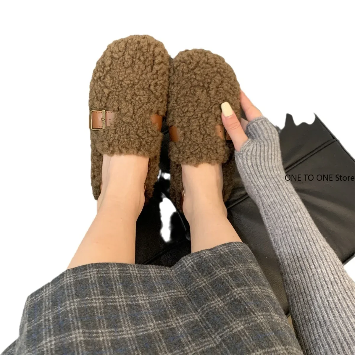 2025 модные женские мокасины на плоской подошве новые зимние ретро-мокасины без