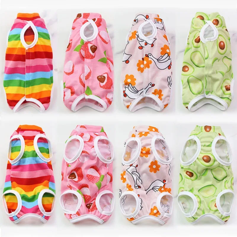 

Pet Cat Recovery Suit Breathable Weaning Vest Wound Protection Clothes Soft Pet Puppy Cat After Surgery Weaning Suit