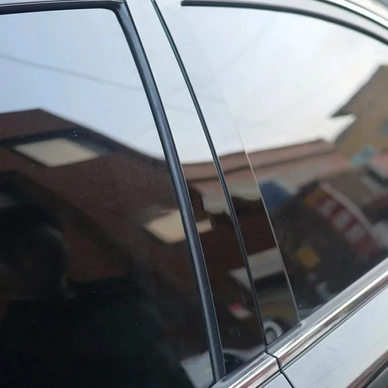 6 шт. наклейки на стойки автомобильного окна двери столба накладка крышку для Hyundai