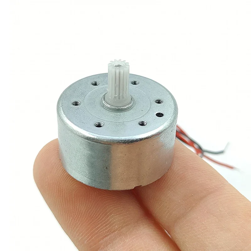 RF-300C Micro 300 Двигатель постоянного тока 3 В 6 9 12 7200 об/мин Мини бесшумный 24 мм круглый