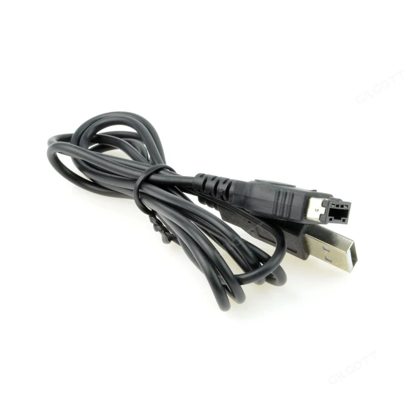 Фото Черный USB-кабель для зарядки, кабель для зарядного устройства для Nintendo DS NDS/Game Boy Advance SP GBASP 1,2 м №2