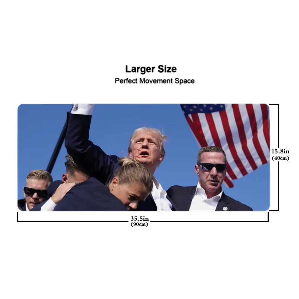 Игровой коврик Дональд Трамп 2024 Настольный голосовой голос от Бога аниме