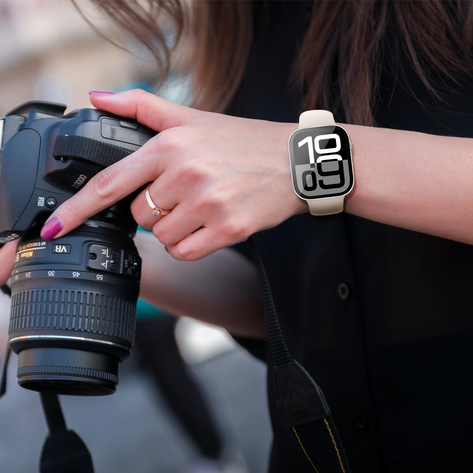 Водонепроницаемая фотовспышка для Apple Watch 10 46 мм 42 аксессуары защита экрана с