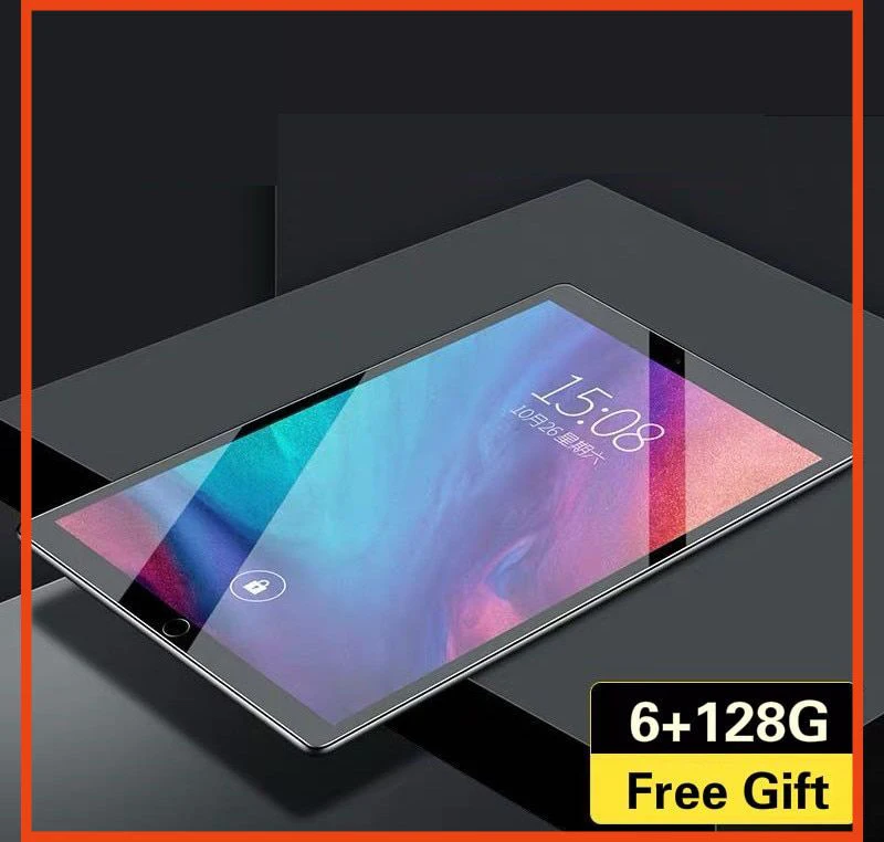 Планшет на Android 10 1 экран 128 дюйма 6 ГБ + 9 0 | Компьютеры и офис