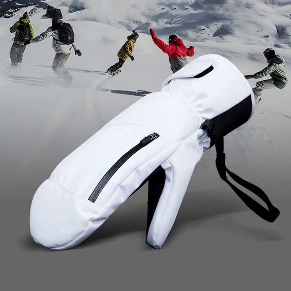 Waterproof Skiing Snowboarding Gloves Snowmobile Warmer Mittens Men Women Winter  Glove Thermal Thick Snow Glove