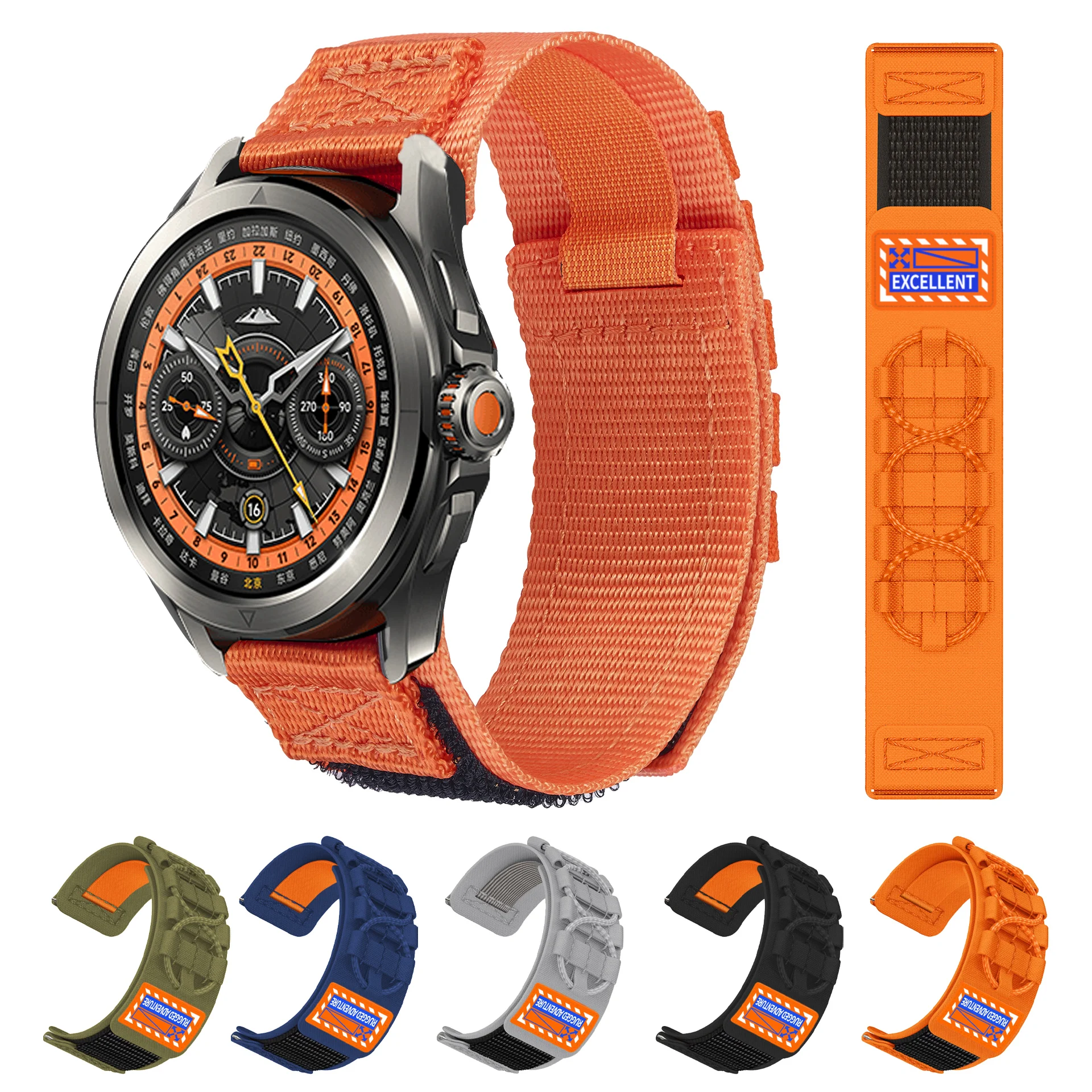 Ремешок для часов 20 мм 22 Xiaomi Watch S4 Sport Alpine ремешки Galaxy 6/5/4 Huawei Gt 4/3 Браслет Amazfit Gtr