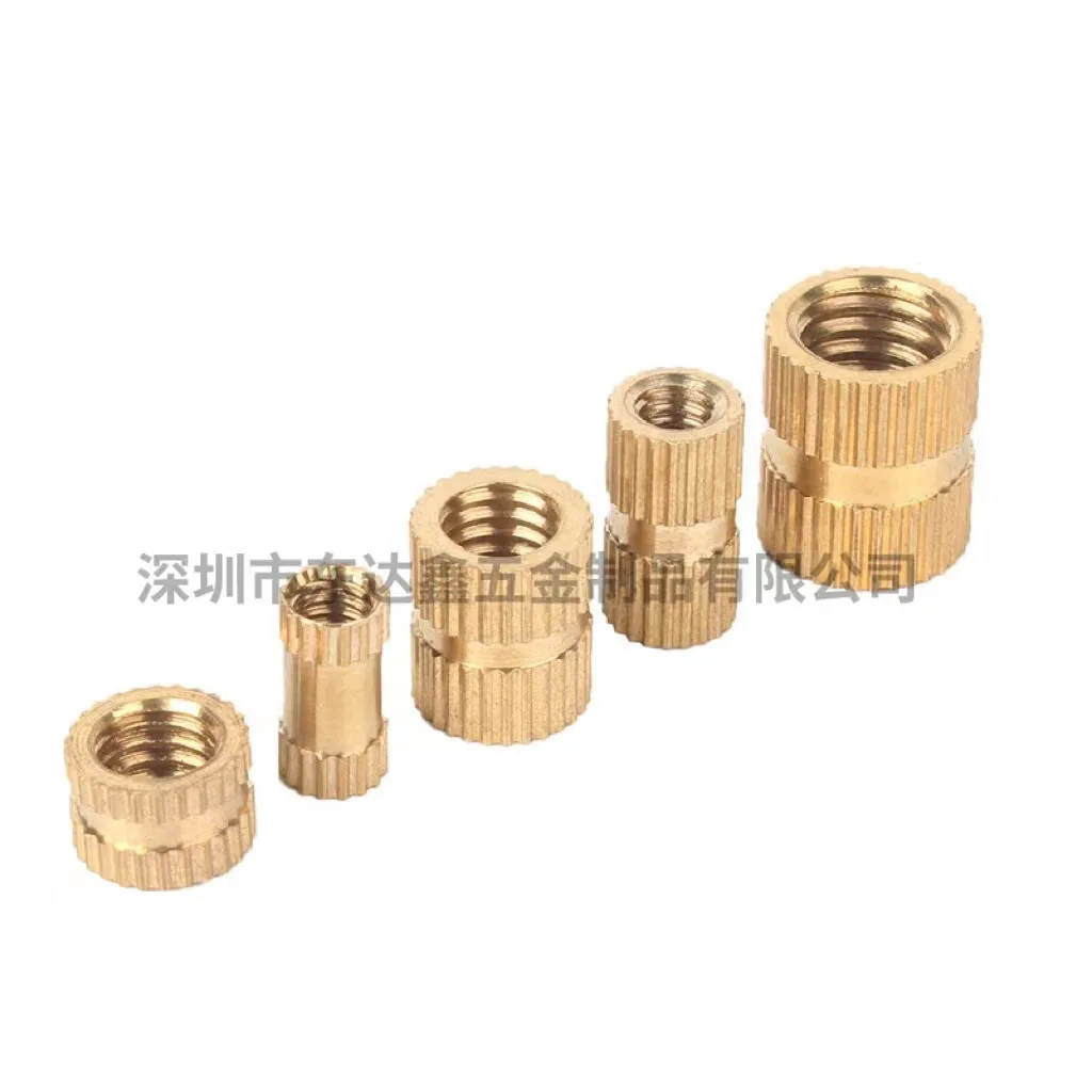 Медные цветочные роликовые детали инкрустированные диаметром / медные гайки для