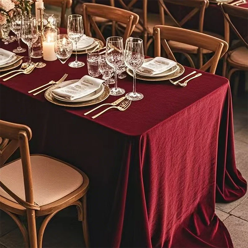 Эластичная скатерть из полиэстера 90*132 дюймов