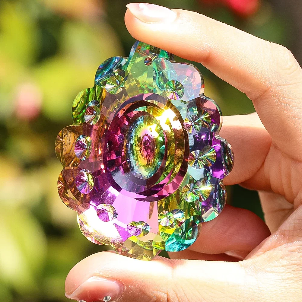 

Хрустальная призма-павлин