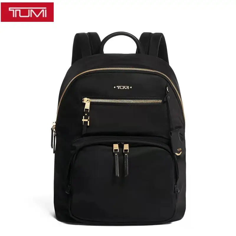 Tumi New Ballistic Nylon Wear-Resistant Fashion Waterproof Backpack Women Travel Backpack School Backpack