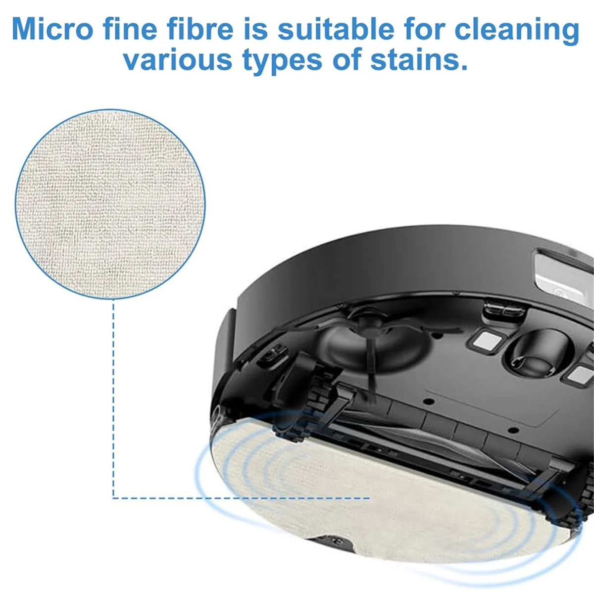 Набор сменных насадок для швабры D10S PRO D9 Max F9 Robot пылесоса Моющиеся Многоразовые