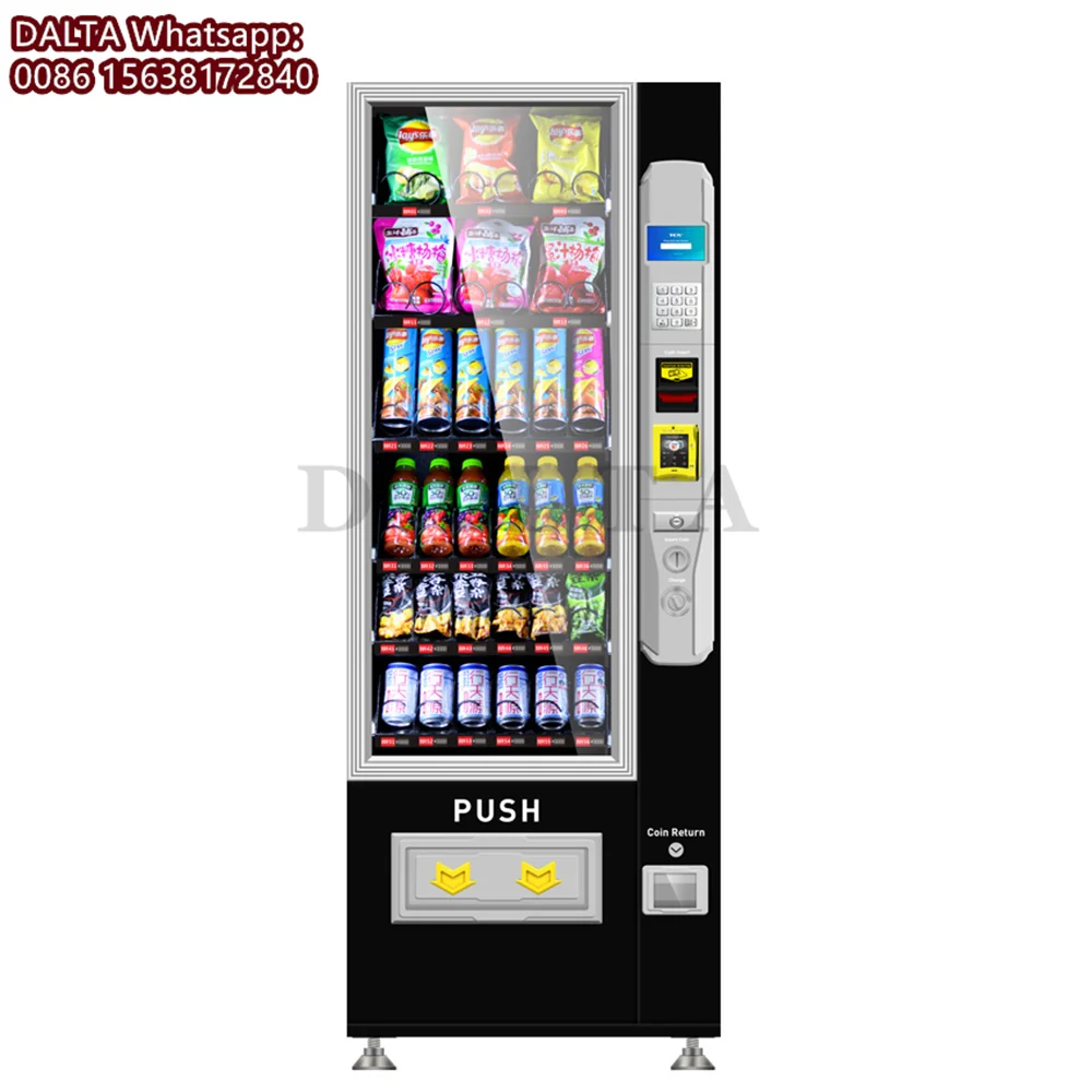 

Small Business 24H Automatic Vending Machines Combo Drink Vending Machine For Foods and Drinks