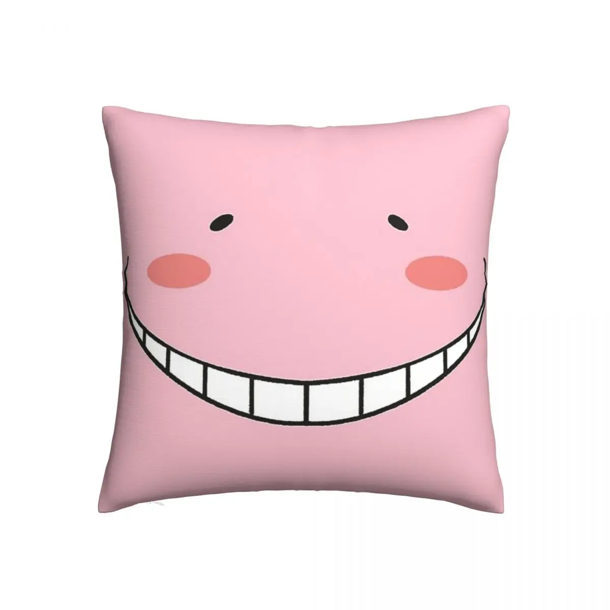 

Pink Koro Sensei Polyester Cushion Cover Assassination Classroom Anime Livingroom Chair Decorative Reusable Cojines Decorativos