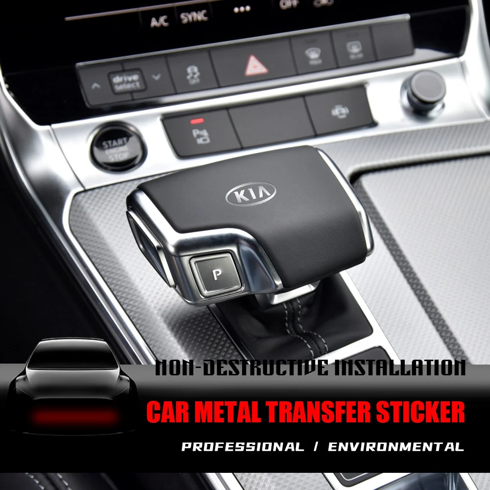 

3D Metal Car Body Stickers Badge Styling Dashboard Decoration For Kia Sportage 4 Rio 3 Picanto K5 Ceed JD Soul Cerato K3 Optima