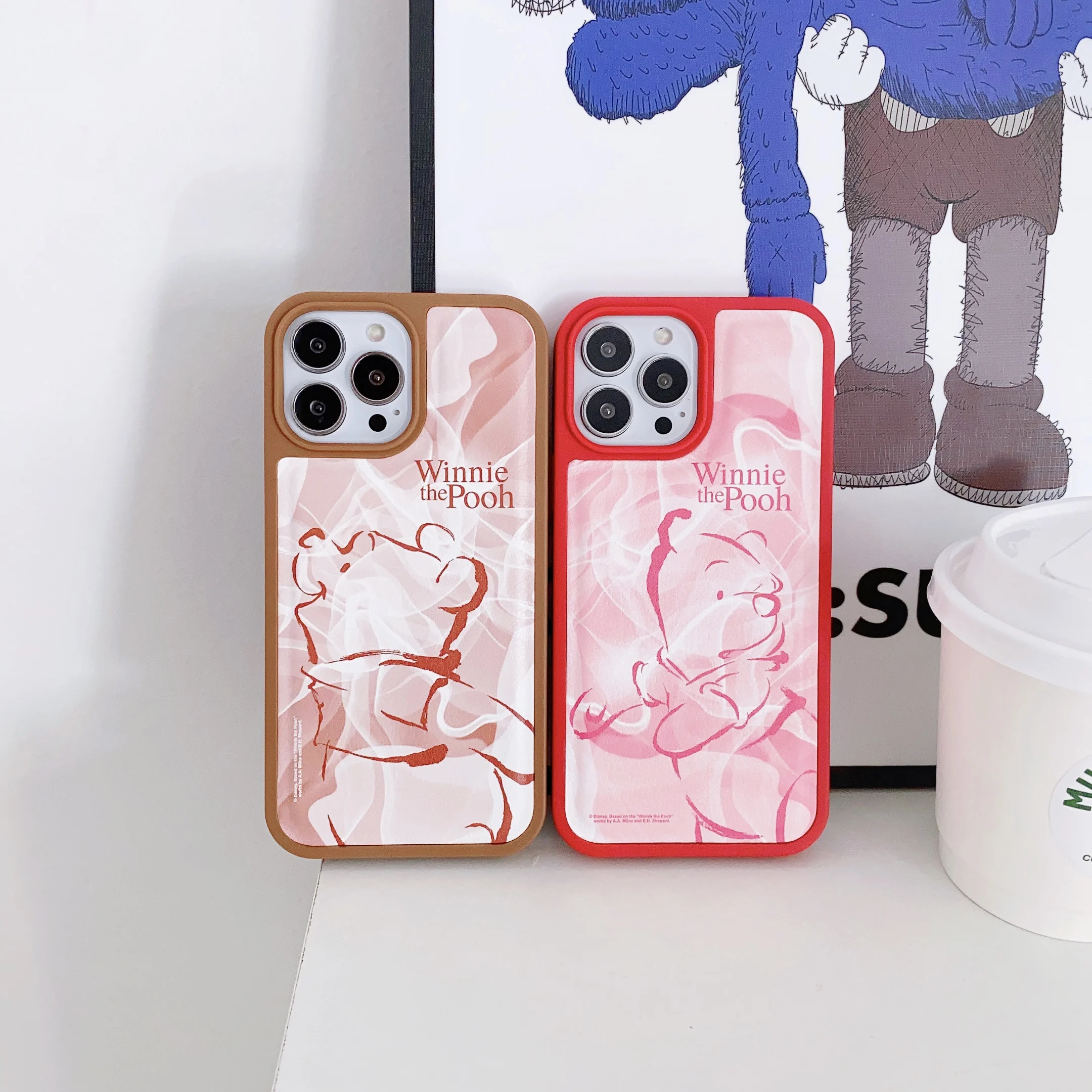 

Disney Winnie-the-Pooh Phone Cases For iPhone 14 13 12 11 Pro Max Mini XR X XS MAX 8 7 Plus SE Soft silicone drop-proof Cover