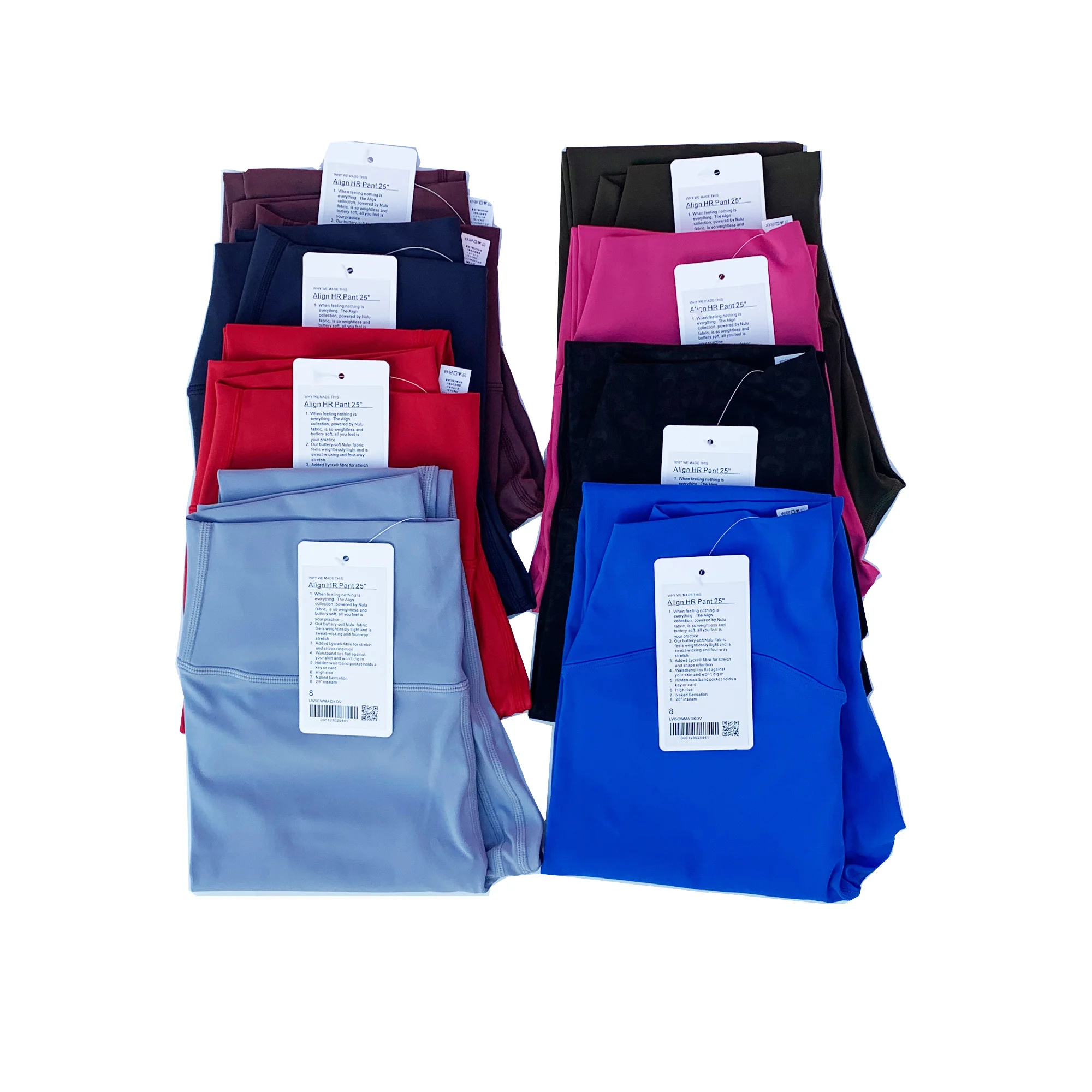 25 Inch Inseam With Inner Pocket Leggings High Rise Leggings Naked Sensation Yoga Pants Soft Gym Jogging Exercise Tights