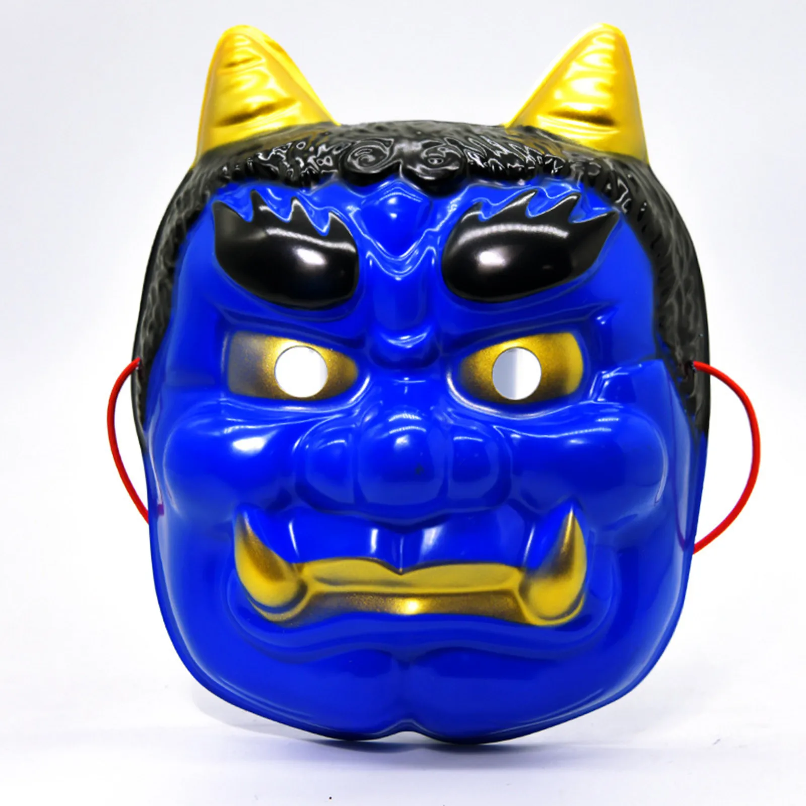 Пластиковая длинная маска Tengu для носа ужасная японского воина Хэллоуина