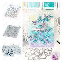 2021 christmas flower new metal cutting dies hot foil scrapbook diary decoration embossing template diy make greeting card gift